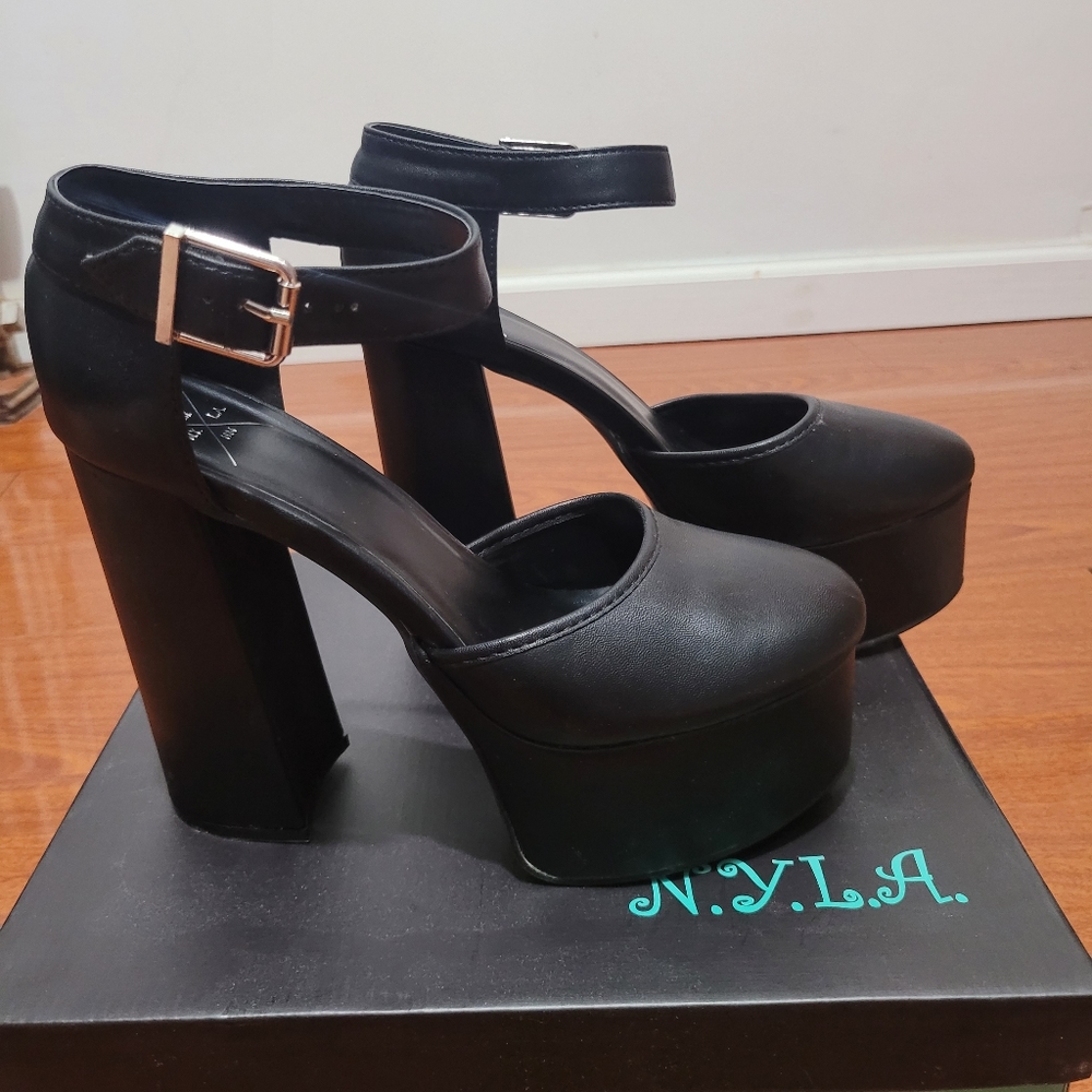 N.Y.L.A Platform Mary Janes